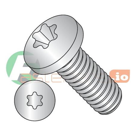Newport Fasteners #6-32 x 3/16 in Torx Pan Machine Screw, Plain 18-8 Stainless Steel, 5000 PK 857378